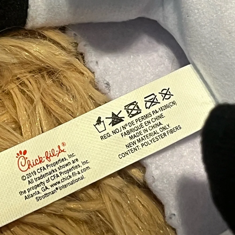 Chick-Fil-A Limited Edition 2019 Plush Cow –‎ 4 Inch 🐮❤️